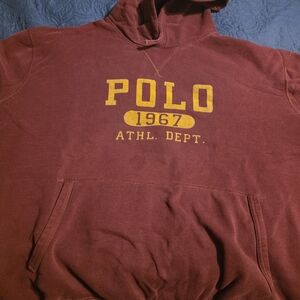 Polo by Ralph Lauren Maroon Hoodie